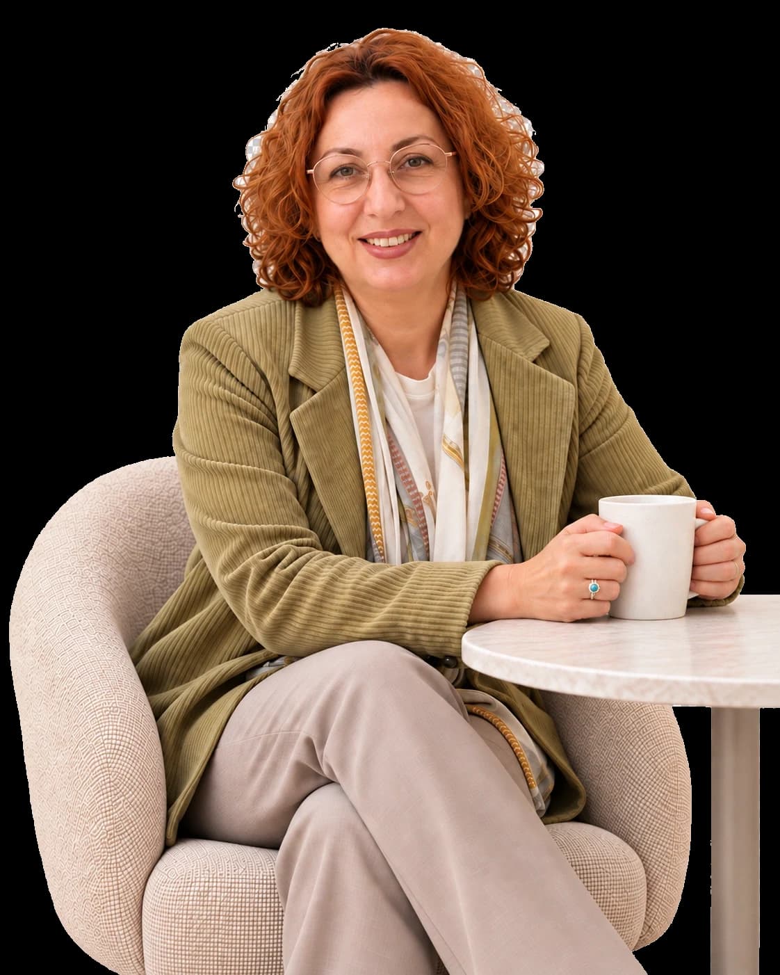 Др. Ирина Соселия в своём кабинете