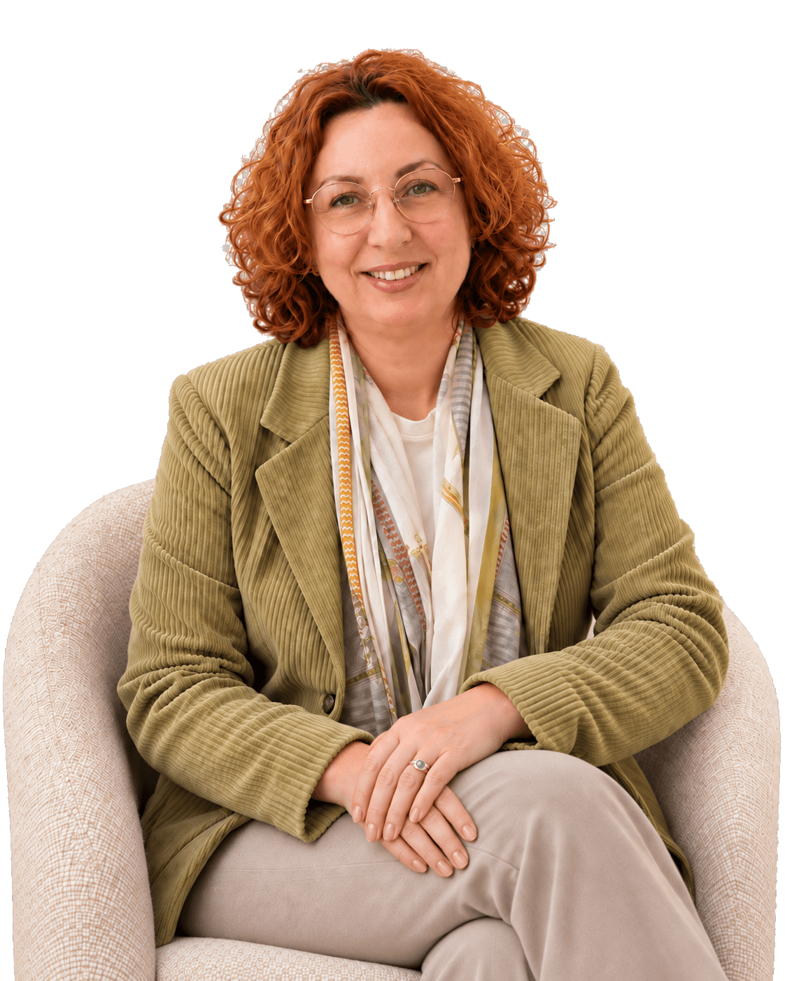 Ирина Соселия в своём кабинете